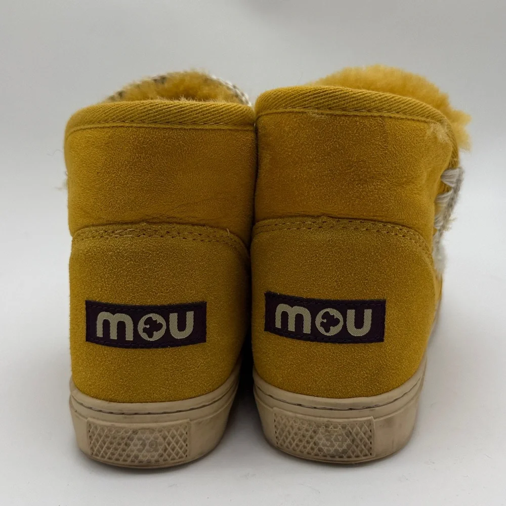 Mou yellow Eskimo boots size 8.5 winter - Picture 2 of 5